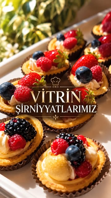 Bal Kimi meyvəli vitrin tartları